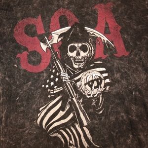 Sons of anarchy men’s t-shirt distressed